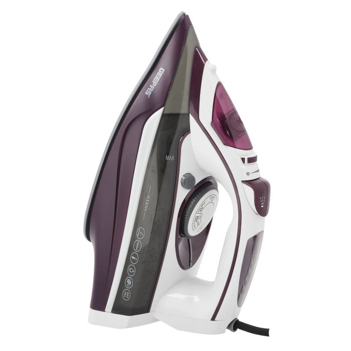 Ceramic Steam Iron, Temperature Control, GSI24025 - Ceramic Sole Plate, Wet and Dry, Self-Cleaning Function, 3000W, Powerful Steam Burst, 400ml Water Tank, 2 Years Warranty