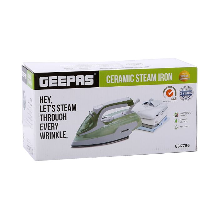 Ceramic Wet and Dry Steam Iron