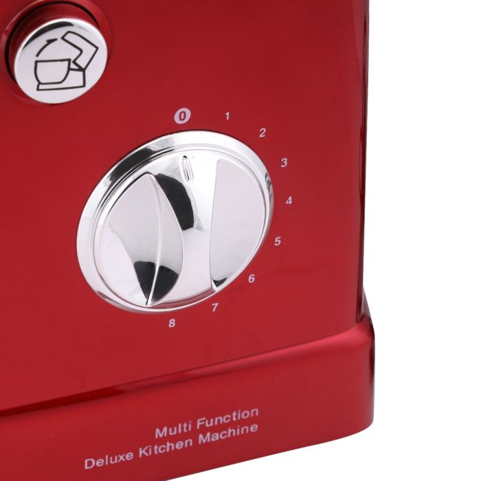 Geepas GSM5442 Stand Mixer | 600W Motor, 4.2L Stainless Steel Bowl| 8-Speed Control| Planetary Action| Overheat Protection| Whisk, Dough Hook, Beater| 2 Years Warranty