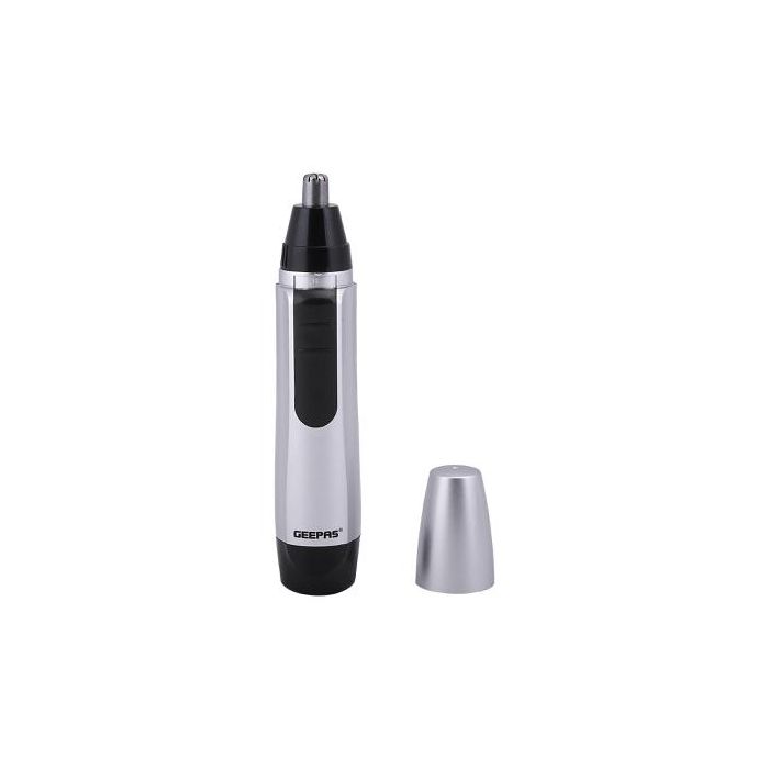 Geepas 2 In Men's Rechargeable Shaver with Nose Trimmer  - Mobile Shaver, Water Proof, Cordless Body Groomer with 2 Rapid Reciprocating Blades for Skin Comfort | Nose Trimmer  | |2 Years Warranty