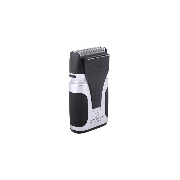 Geepas 2 In Men's Rechargeable Shaver with Nose Trimmer  - Mobile Shaver, Water Proof, Cordless Body Groomer with 2 Rapid Reciprocating Blades for Skin Comfort | Nose Trimmer  | |2 Years Warranty