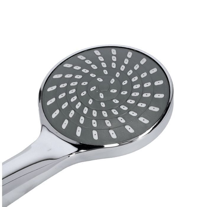 Geepas GSW61086 Single Function Hand Shower - Portable Contemporary Design, Rainfall-Circular and Power Massage Functions for Soothing Shower Experience | 1 Year