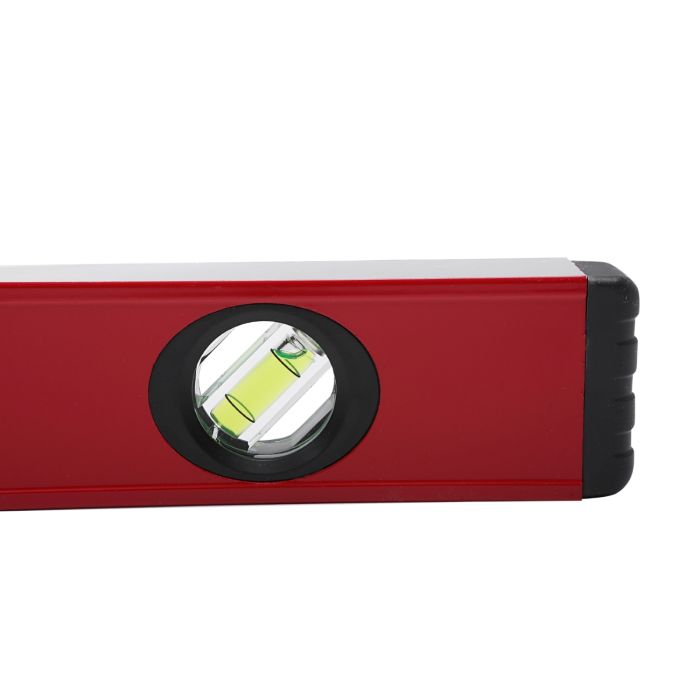 Geepas 24’’ Spirit Level - Small, Unbreakable Heavy-Duty Magnetic Torpedo Level with 3 Level Bubbles - Shock Resistant - Pocket Size, Hanging Hole - Scaffold Level for Builders & Construction Site