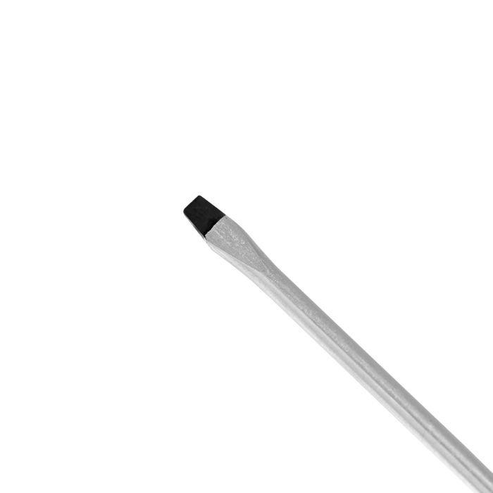 Geepas Precision Screwdriver - Slotted Screwdriver with Soft Grip Rubber Insulated Ergonomic Handle - CR-V Build, Magnetic Tip and Hanging Hole for Easy Carry - Bicolored Red/Black - (SL 4x120mm)