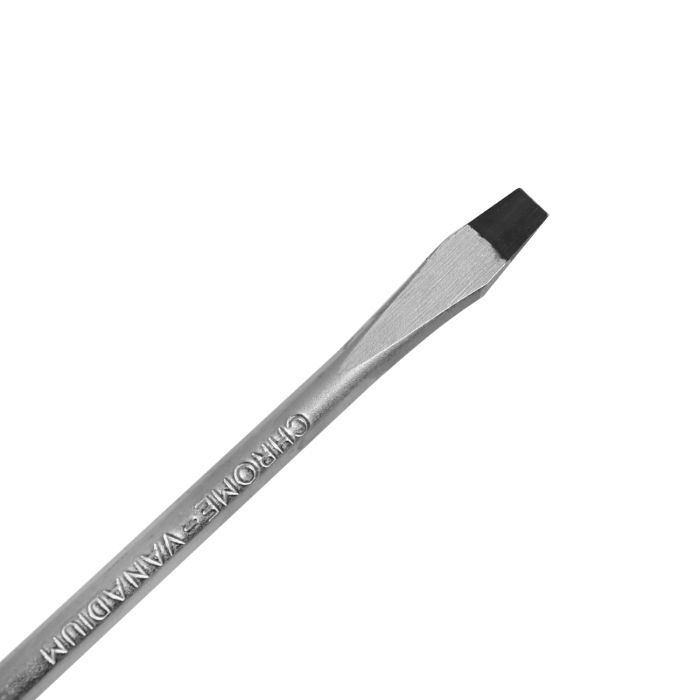 Geepas Precision Screwdriver - Slotted Screwdriver with Soft Grip Rubber Insulated Ergonomic Handle - CR-V Build, Magnetic Tip and Hanging Hole for Easy Carry - Bicolored Red/Black - (SL 5x100mm)