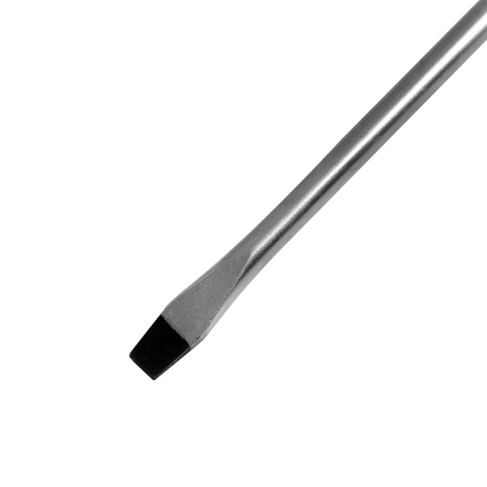 Geepas Precision Screwdriver - Slotted Screwdriver with Soft Grip Rubber Insulated Ergonomic Handle - CR-V Build, Magnetic Tip and Hanging Hole for Easy Carry - Bicolored Red/Black - (SL 5x200mm)