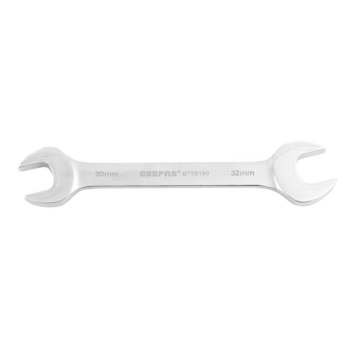 Geepas Open End Spanner 30*32mm - 1PCS Double End Open End Spanner Brake Pipe Spanner Metric for Home and Auto Repairing | Ideal for Mechanic, Plumbers, Carpenter, DIYers and More