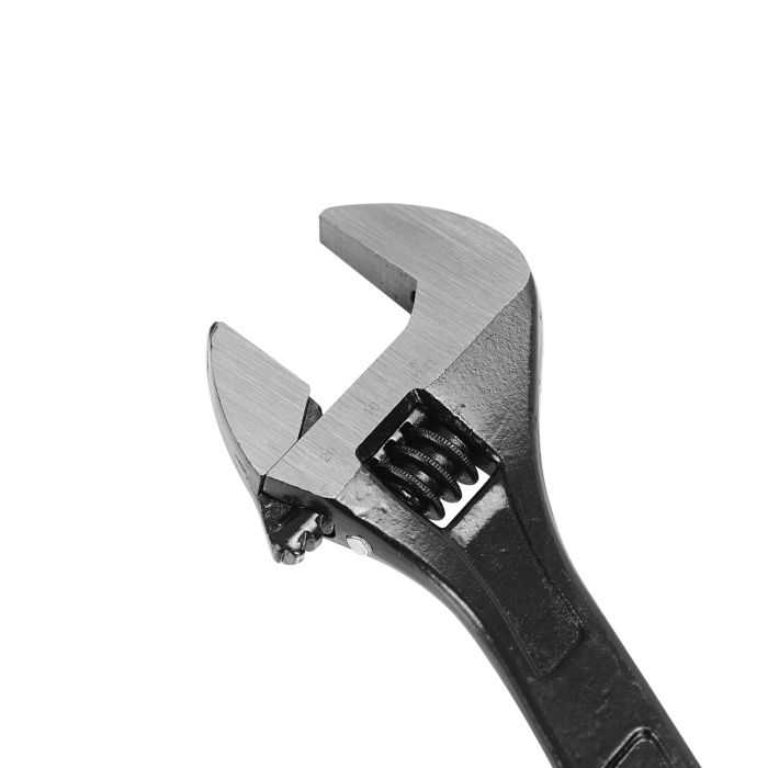 Geepas Soft Grip 12” Adjustable Wrench - Made of Highly Durable CRV, Black Phosphated Finish, Easy To Operate, Has a Double Colored Handle