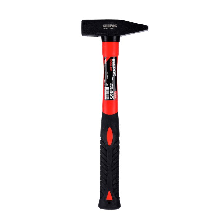 Fiber Handle Machinist Hammer, Durable Sledge Hammer GT59248 - Lightweight Rubber Padded Handle with Fiberglass Core, Weighs 500gm