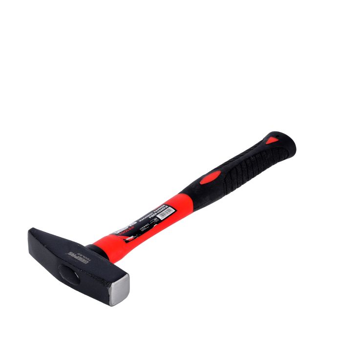 Fiber Handle Machinist Hammer, Durable Sledge Hammer GT59248 - Lightweight Rubber Padded Handle with Fiberglass Core, Weighs 500gm