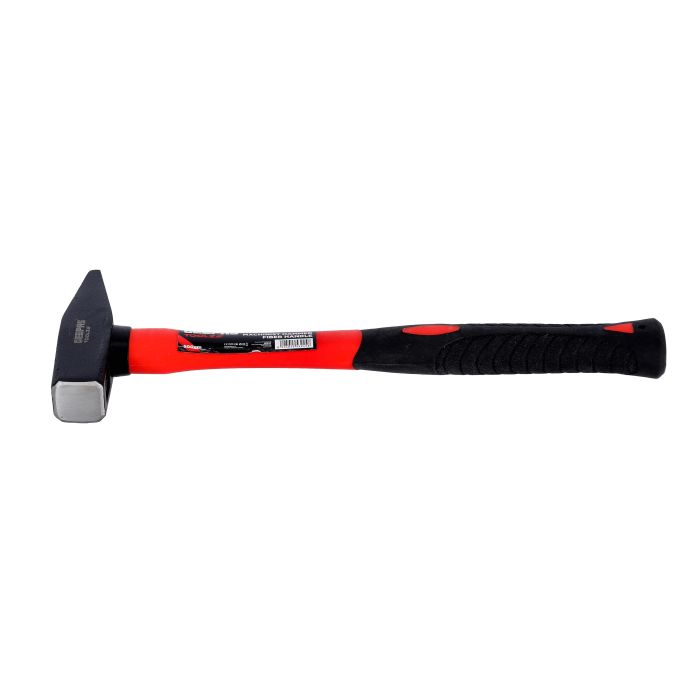 Fiber Handle Machinist Hammer, Durable Sledge Hammer GT59248 - Lightweight Rubber Padded Handle with Fiberglass Core, Weighs 500gm