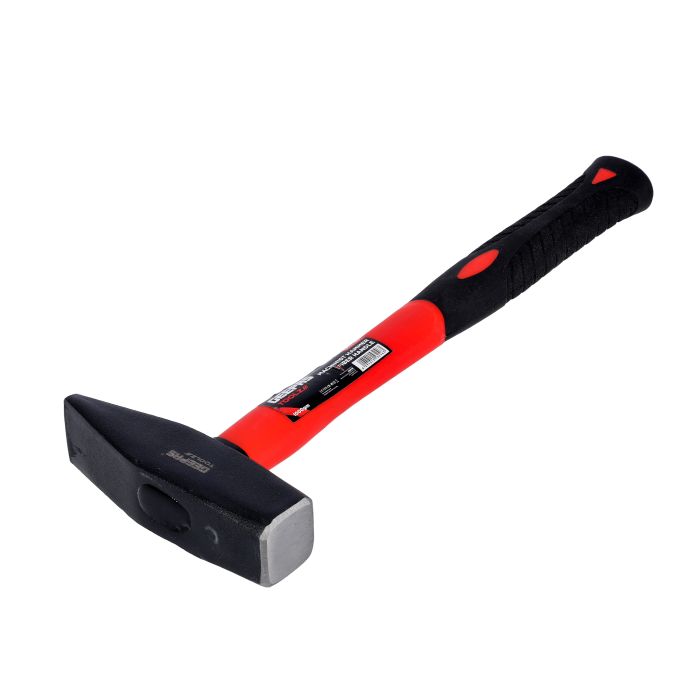 Fiber Handle Machinist hammer, Durable Sledge hammer GT59249 - Lightweight Rubber Padded Handle with Fiberglass Core, Weighs 1000GM