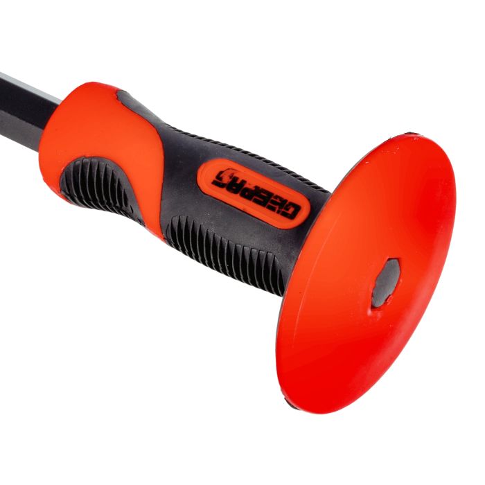 Pointed Chisel with Grip-10"