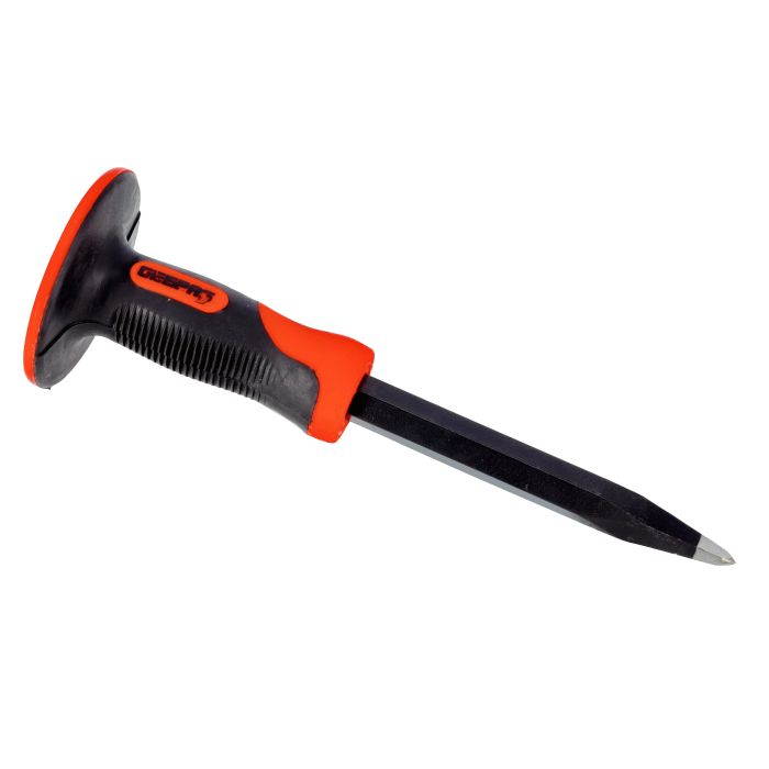 Pointed Chisel with Grip-10"