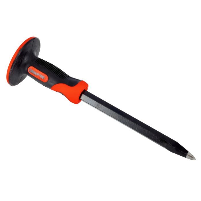 Pointed Chisel with Grip-12"
