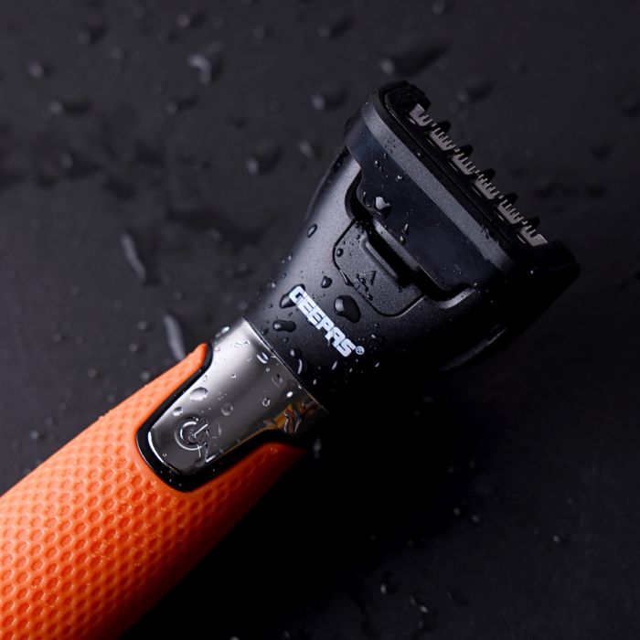 GTR56016UK One Blade Beard Trimmer | 2 in1 Grooming Kit Beard Trimmer & Body Groomer | Waterproof, Beard Tri MMing Comb, Skin Friendly, 45 Acute Angle Blade, Microfin Skin Guard, 20 Locking Length Settings