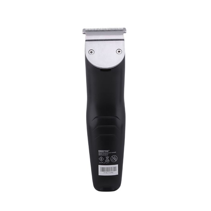 Geepas Rechargeable Hair Clipper Battery 300 mAh - Precise Beard Styler with Fine Steel Head | Indicator Lights, Cordless Trimmer, 45 Minutes Working in Single Charge
