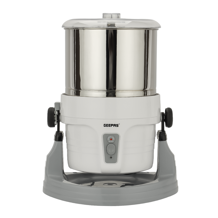 Geepas Wet Grinder GWG44063 | 2L Stainless Steel Drum | 200W | High Quality Grinding Stones | Interlocking Safety | Atta Kneader & Coconut Scraper | 2 Years Warranty