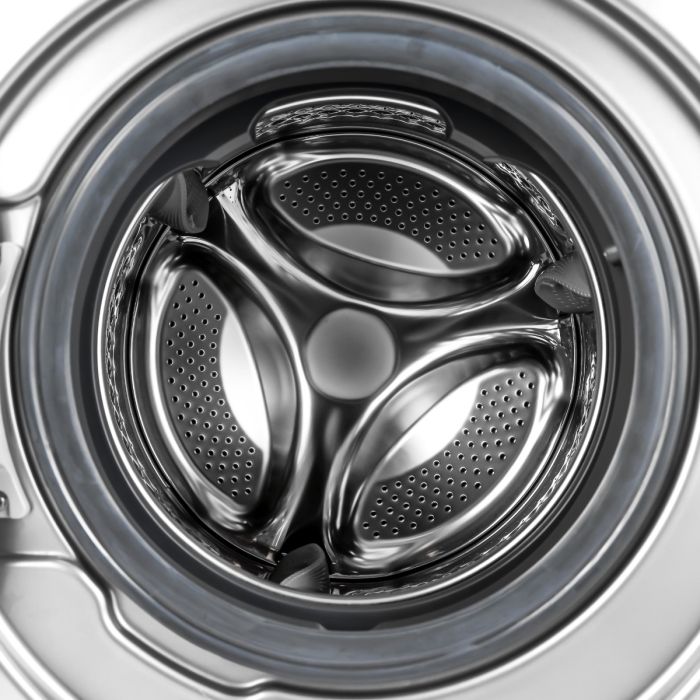 Geepas GWMF10140SRM Front Loading Washing Machine | 10kg Capacity | 1400 RPM| Inverter Motor with 10-Year Warranty| LED Display| 15 Wash Programs | 1  Year Warranty