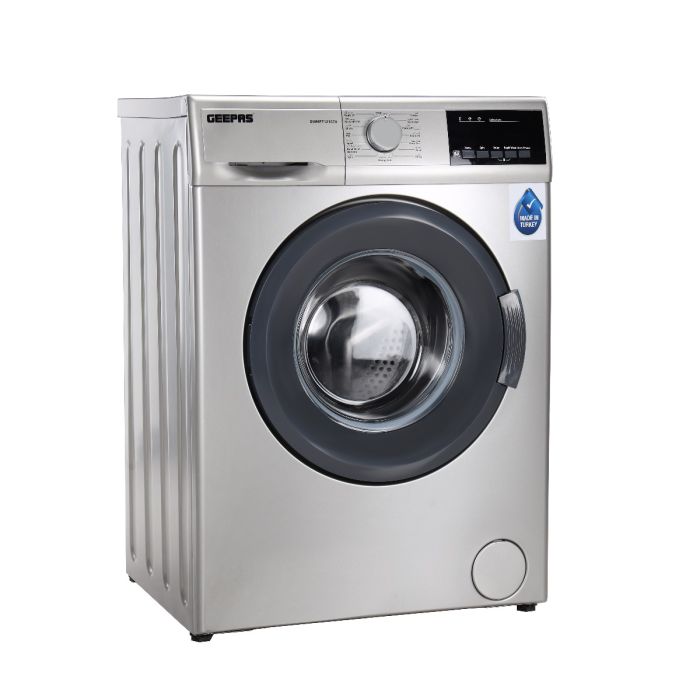 Geepas 7 KG Fully Automatic Washing Machine- GWMF7121STV| Automatic Front Load Washing Machine With Electronic Control System And Ecologic System