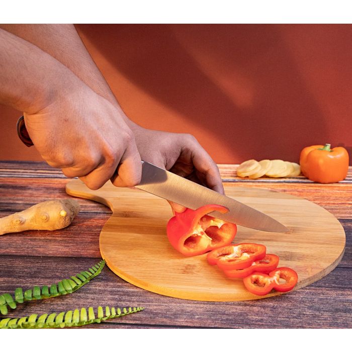 Royalford RF4111 Utility Knife - All Purpose Small Kitchen Knife - Ultra Sharp Stainless Steel Blade, 8 Inch - Cooking Knife with Ergonomic Handle, Chef Knife, Suitable for Home and Restaurant