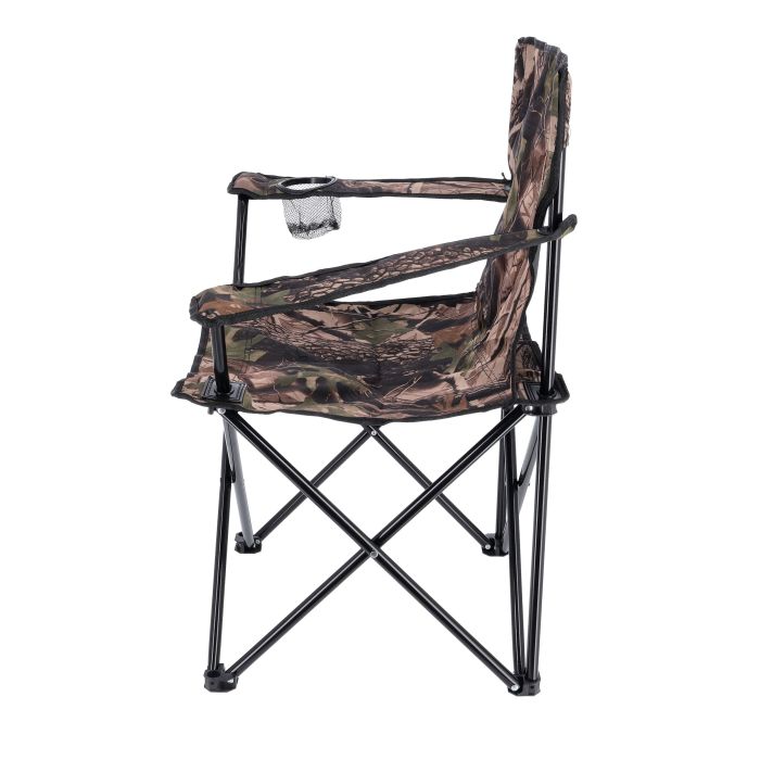 Folding Camping Chair, Chair with Cup Holder, RF10132 | Lightweight Campsite Portable Chair with Travel Carry Bag | Perfect for Camping, Garden, Caravan Trips, Fishing, Beach