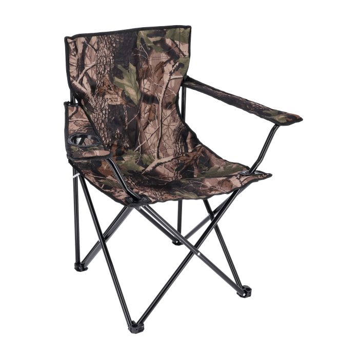 Folding Camping Chair, Chair with Cup Holder, RF10132 | Lightweight Campsite Portable Chair with Travel Carry Bag | Perfect for Camping, Garden, Caravan Trips, Fishing, Beach