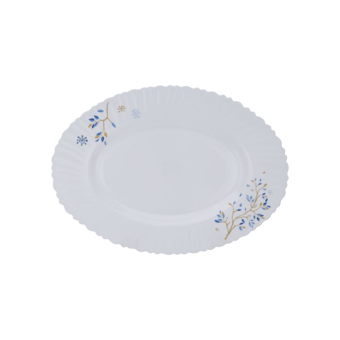50 Pcs Opalware Dinner Set, RF10202 | Assorted Design | Lightweight, Beautiful Design Opal Dishes Sets Service for 6