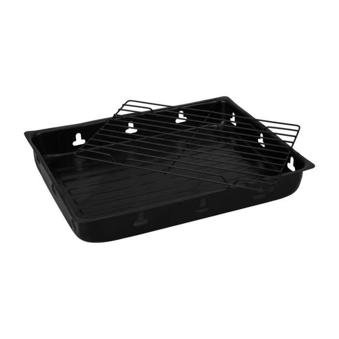 Barbeque Stand with Grill, Iron Construction, RF10358 | Foldable Barbecue Charcoal Grill | BBQ Charcoal Grills Folding Tabletop Kabab Smoker Grill for Outdoor Camping