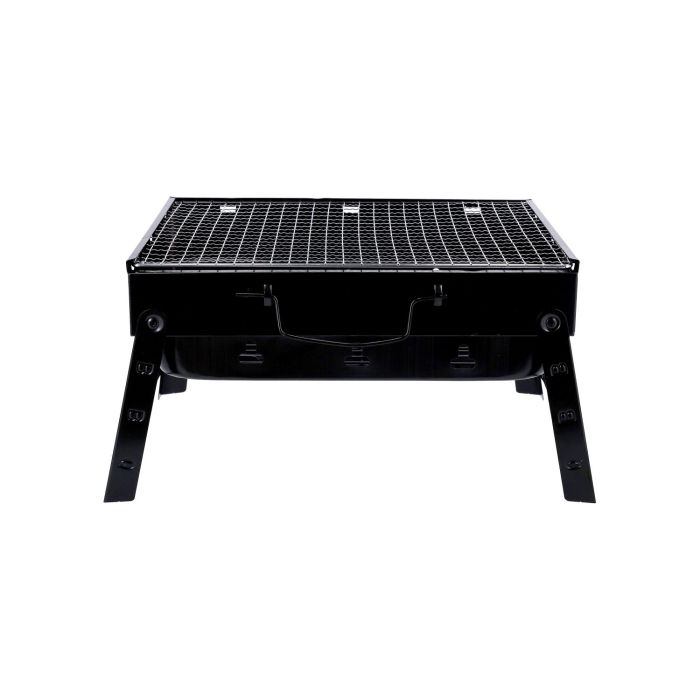 Barbeque Stand with Grill, Iron Construction, RF10358 | Foldable Barbecue Charcoal Grill | BBQ Charcoal Grills Folding Tabletop Kabab Smoker Grill for Outdoor Camping