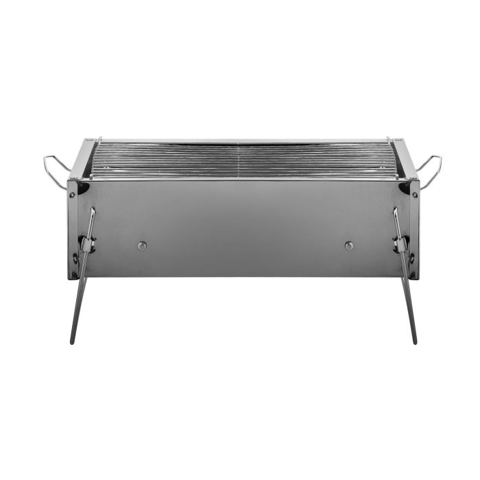 Barbecue Stand with Grill, Quality Material, RF10361 | Durable Stainless-Steel Construction | Portable Folding Charcoal BBQ Grill for Outdoor Picnic Garden Terrace Camping