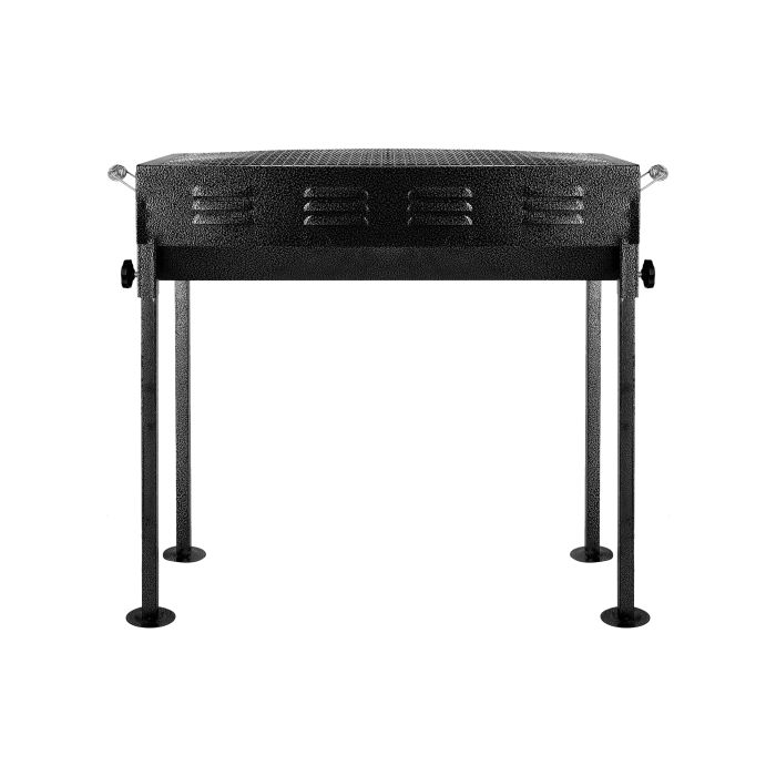 Barbeque Stand with Grill, Durable Charcoal Grill, RF10363 | Foldable Iron Barbecue Charcoal Grill | Tabletop Kabab Smoker Grill for Outdoor Camping