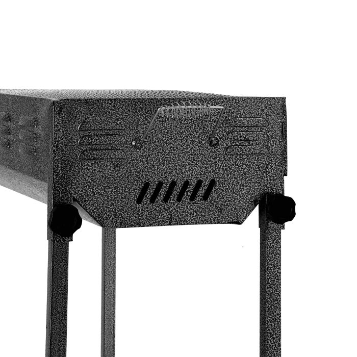 Barbeque Stand with Grill, Durable Charcoal Grill, RF10363 | Foldable Iron Barbecue Charcoal Grill | Tabletop Kabab Smoker Grill for Outdoor Camping