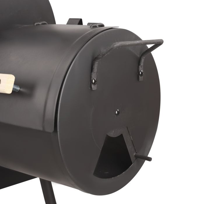 Barbecue Stand with Grill, Durable Iron Construction RF10370 | Barbecue Grills with Wind Shield & Wheels | Ideal for Camping, Backyard, Patio, Balcony Family Party