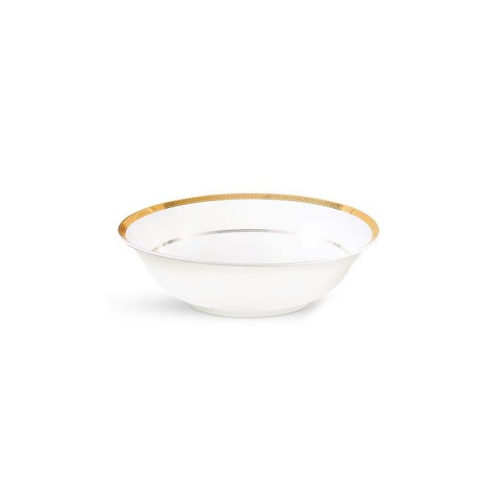 Premium Bone China Bowls, 9" Salad Bowl, RF10467 | Durable & Chip Resistant Bowl | Non-Toxic & Hygienic | White Bowl for Soup, Cereal, Salad, Ice-cream, Dessert