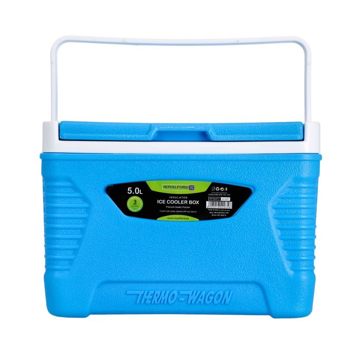 Insulated Ice Cooler Box, 50L Portable Cooler Box, RF10483 | 3 Layer PP-PU-HDPE | Premium Quality Polymer | Thermal Insulation Cooler Box