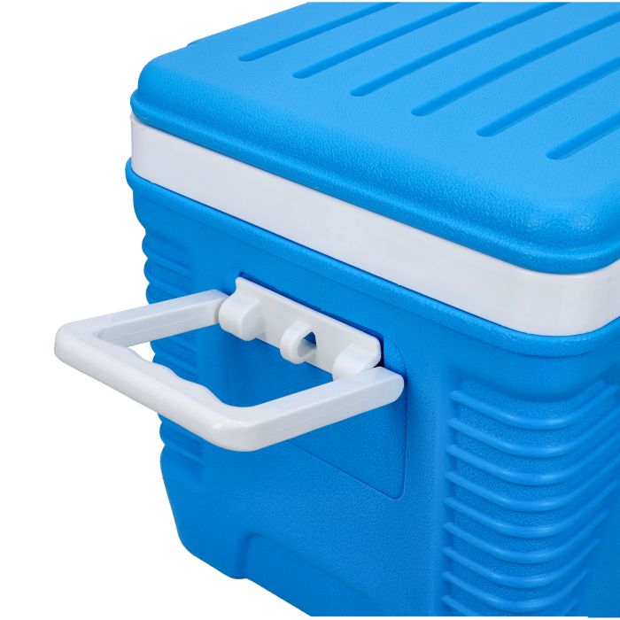 Insulated Ice Cooler Box, 32L Portable Ice Chest, RF10479 | 3 Layer PP-PU-HDPE | Premium Quality Polymer | Thermal Insulation | Camping Cooler Ice Box for BBQs, Outdoor Activities