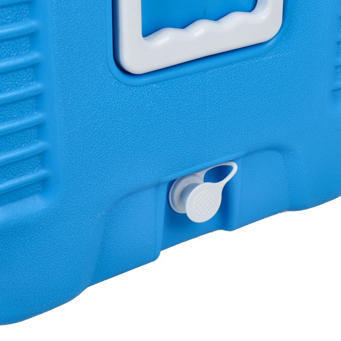 Insulated Ice Cooler Box, 62L Portable Ice Chest, RF10480 | 3 Layer PP-PU-HDPE | Premium Quality Polymer | Thermal Insulation | Camping Cooler Ice Box for BBQs, Outdoor Activities