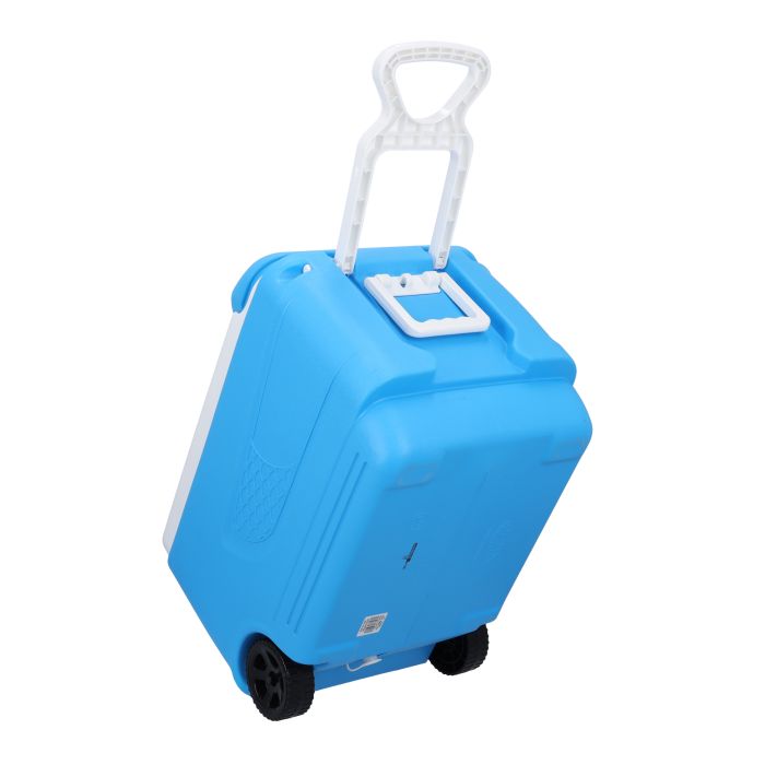 Insulated Ice Cooler Box, 45L Portable Ice Chest, RF10482 | 3 Layer PP-PU-HDPE | Premium Quality Polymer | Thermal Insulation | Ice Cooler with Wheels & Handle