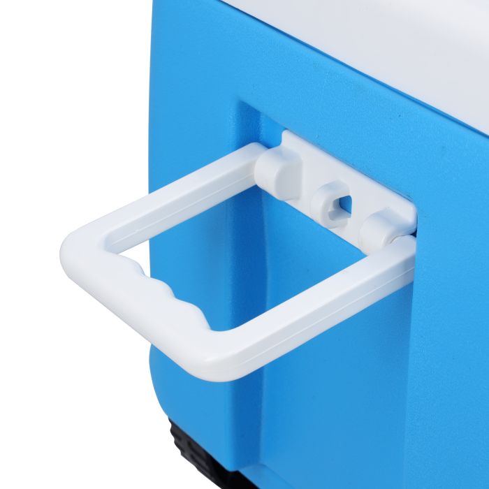 Insulated Ice Cooler Box, 45L Portable Ice Chest, RF10482 | 3 Layer PP-PU-HDPE | Premium Quality Polymer | Thermal Insulation | Ice Cooler with Wheels & Handle