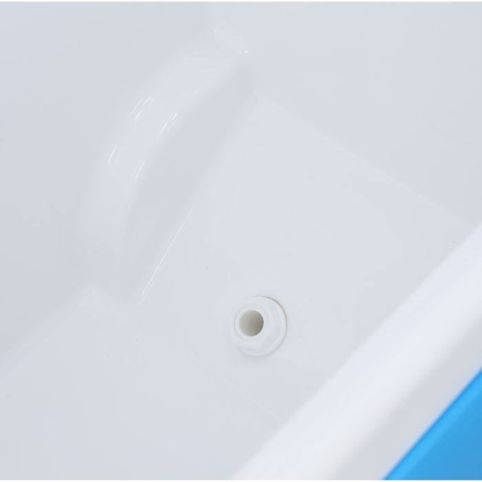 Insulated Ice Cooler Box, 45L Portable Ice Chest, RF10482 | 3 Layer PP-PU-HDPE | Premium Quality Polymer | Thermal Insulation | Ice Cooler with Wheels & Handle