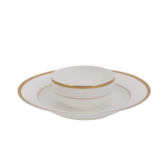 Premium Porcelain Dinner Set, 20pcs Set, RF10490 | Chip Resistant | Dishwasher Safe | Freezer Safe | Plates, Dishes, Bowls, Spoons, Service For 6