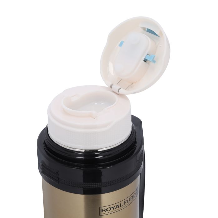 Travel Vacuum Bottle, Double Wall Insulation, 1.8L, RF10495 | Stainless Steel Vacuum Bottle | Keeps Drink Hot or Cold for Hours | Stainless Steel Thermos for Cold & Hot Beverages