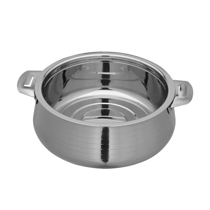Hilux Double Wall Stainless Steel Hot Pot, RF10535 | Strong Handles & Firm Twist Lock | Steel Serving Pot, Chapati Storage Box, Roti Serving Pot