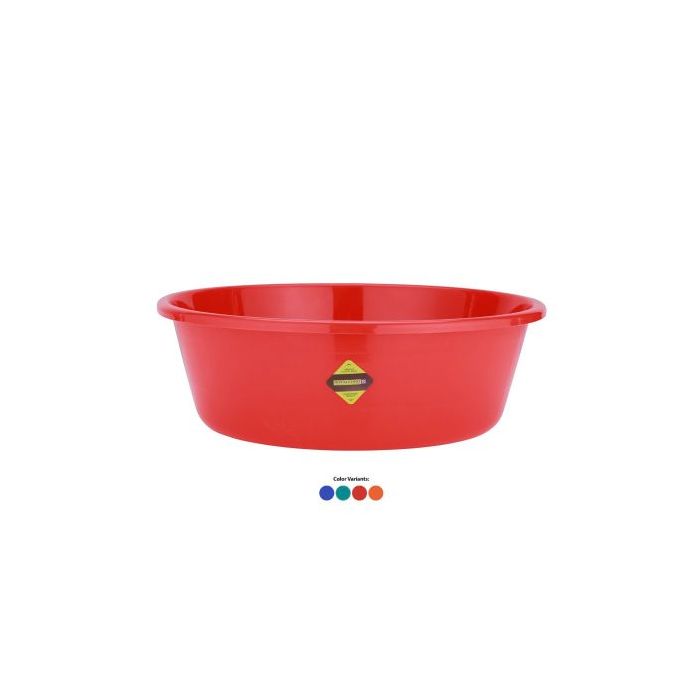 Plastic Basin, 40L Plasticware Tub with Ring, RF10709 | Multipurpose Washing Tub | Non-Slip Tub for Washing Dishes, Storing, Soaking Laundry, Cleaning & Gardening