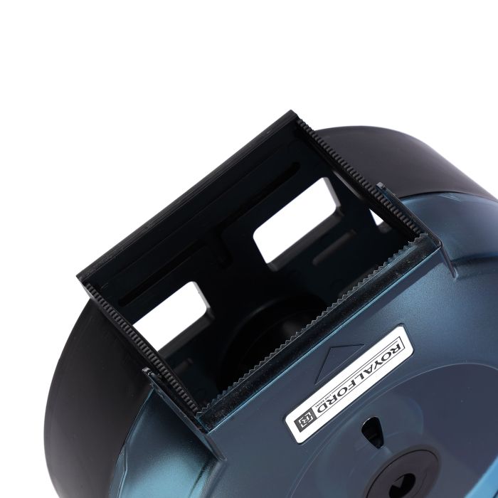 Royalford Paper Roll Dispenser- RF10731| Round Paper Tissue Holder| Wall Mounted| For Hospital, Lavatory, Bathroom and Restaurant| Key Lock Mechanism| Vertical Access Window