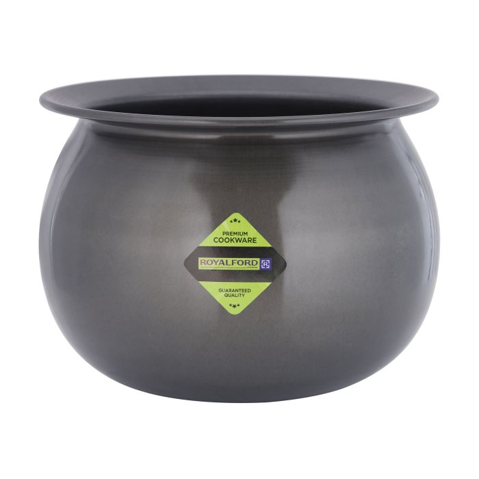 Hard Anodised Rice Pot, Strong & Durable Design, RF10750 | 2.5L Capacity | Stain-Resistant | Even Heat Distribution| Ideal for Cooking, Serving Food, & Decorating Flowers