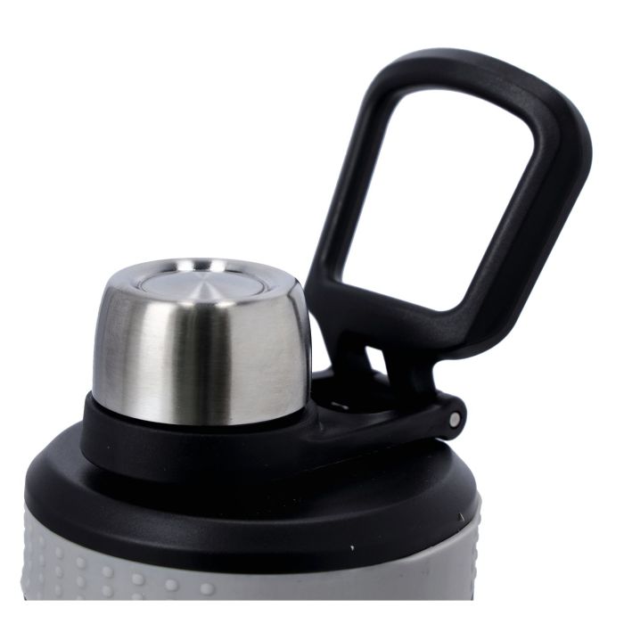 SS Vacuum Sports Bottle, 650ml Water Bottle, RF10983 | Double Wall Vacuum Insulation | Keep Drinks Hot Or Cold For Hours | Silicon Handle | Leak-Proof Lid