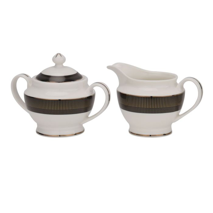 Premium Bone China Dinner Set, 83 Pcs Set, RF11046 | Elegant Floral Design | Dishwasher Safe | Freezer Safe | Bone China Chin Resistant Dishes Sets Service for 12