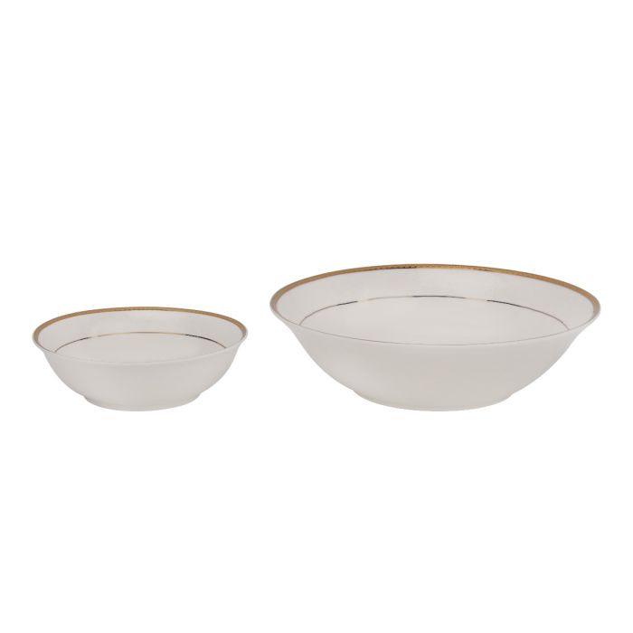 Premium Bone China Dinner Set, 28Pcs Set, RF11050 | Elegant Floral Design | Dishwasher Safe | Freezer Safe | Bone China Chip Resistant Dishes Sets Service for 6